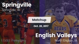 Matchup: Springville High vs. English Valleys  2017
