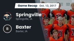Recap: Springville  vs. Baxter  2017