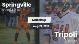 Matchup: Springville High vs. Tripoli  2018