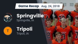 Recap: Springville  vs. Tripoli  2018
