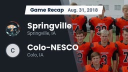 Recap: Springville  vs. Colo-NESCO  2018