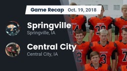 Recap: Springville  vs. Central City  2018