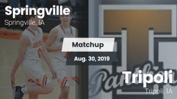 Matchup: Springville High vs. Tripoli  2019