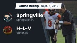 Recap: Springville  vs. H-L-V  2019