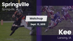 Matchup: Springville High vs. Kee  2019