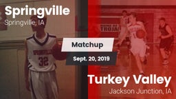 Matchup: Springville High vs. Turkey Valley  2019