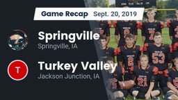 Recap: Springville  vs. Turkey Valley  2019
