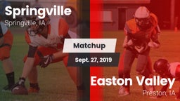 Matchup: Springville High vs. Easton Valley  2019