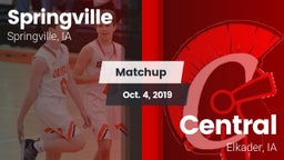 Matchup: Springville High vs. Central  2019