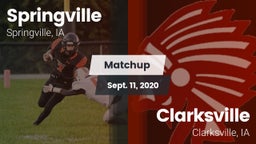 Matchup: Springville High vs. Clarksville  2020