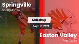Matchup: Springville High vs. Easton Valley  2020
