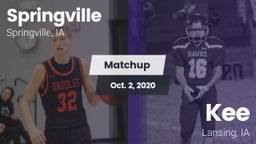 Matchup: Springville High vs. Kee  2020