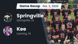 Recap: Springville  vs. Kee  2020