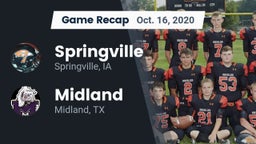 Recap: Springville  vs. Midland  2020