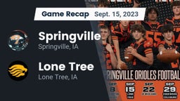 Recap: Springville  vs. Lone Tree  2023