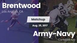 Matchup: Brentwood High vs. Army-Navy  2017