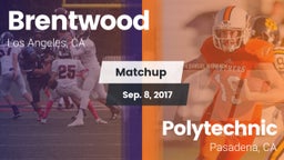 Matchup: Brentwood High vs. Polytechnic  2017
