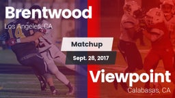 Matchup: Brentwood High vs. Viewpoint  2017