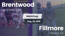 Matchup: Brentwood High vs. Fillmore  2018