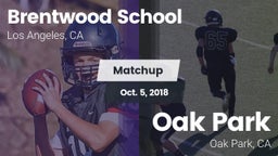 Matchup: Brentwood High vs. Oak Park  2018