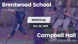Matchup: Brentwood High vs. Campbell Hall  2018