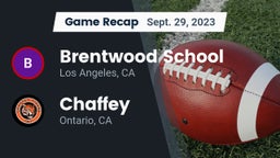 Recap: Brentwood School vs. Chaffey  2023