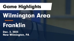 Wilmington Area  vs Franklin  Game Highlights - Dec. 2, 2023