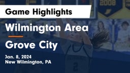 Wilmington Area  vs Grove City  Game Highlights - Jan. 8, 2024