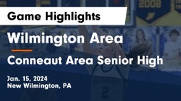 Wilmington Area  vs Conneaut Area Senior High Game Highlights - Jan. 15, 2024