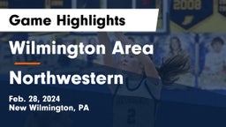 Wilmington Area  vs Northwestern  Game Highlights - Feb. 28, 2024