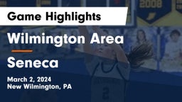 Wilmington Area  vs Seneca Game Highlights - March 2, 2024