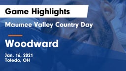 Maumee Valley Country Day  vs Woodward  Game Highlights - Jan. 16, 2021