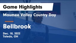 Maumee Valley Country Day  vs Bellbrook  Game Highlights - Dec. 18, 2022