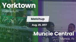 Matchup: Yorktown  vs. Muncie Central  2017