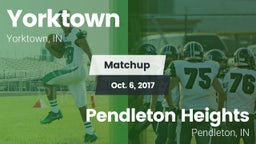 Matchup: Yorktown  vs. Pendleton Heights  2017