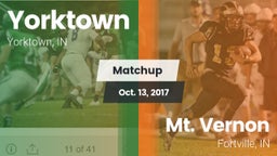 Matchup: Yorktown  vs. Mt. Vernon  2017