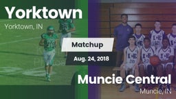 Matchup: Yorktown  vs. Muncie Central  2018