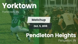 Matchup: Yorktown  vs. Pendleton Heights  2018