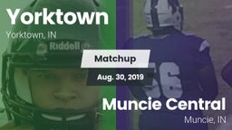 Matchup: Yorktown  vs. Muncie Central  2019