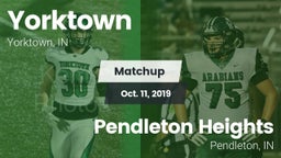 Matchup: Yorktown  vs. Pendleton Heights  2019