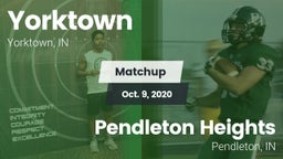 Matchup: Yorktown  vs. Pendleton Heights  2020