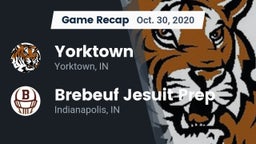 Recap: Yorktown  vs. Brebeuf Jesuit Prep  2020