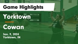 Yorktown  vs Cowan Game Highlights - Jan. 9, 2024