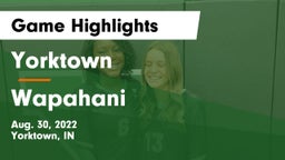 Yorktown  vs Wapahani  Game Highlights - Aug. 30, 2022