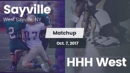 Matchup: Sayville vs. HHH West 2017