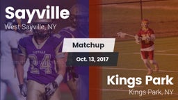 Matchup: Sayville vs. Kings Park   2017
