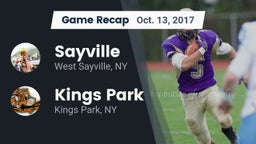 Recap: Sayville  vs. Kings Park   2017