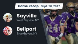 Recap: Sayville  vs. Bellport  2017