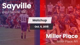 Matchup: Sayville vs. Miller Place  2018