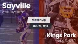 Matchup: Sayville vs. Kings Park   2018